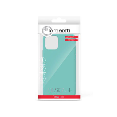 Husa iPhone 11 Pro Max Lemontti Liquid Silicon Tiffany Blue [2]