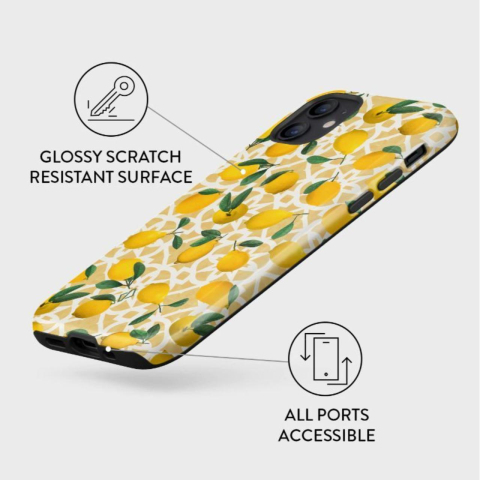 Husa iPhone 12 / 12 Pro Burga Dual Layer Lemon Juice [2]