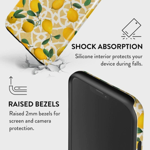 Husa iPhone 12 / 12 Pro Burga Dual Layer Lemon Juice [3]