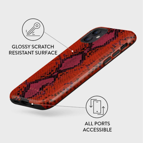 Husa iPhone 12 / 12 Pro Burga Dual Layer Wild Pomegranate [1]