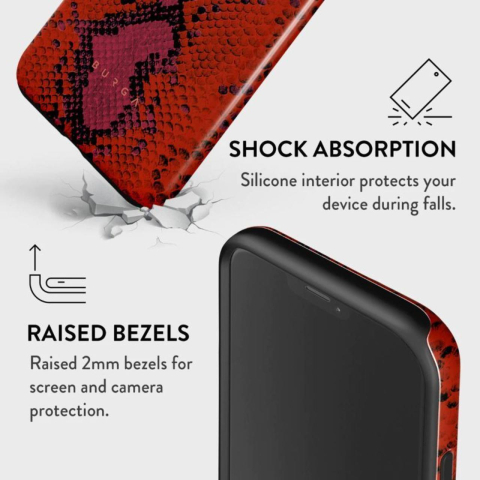 Husa iPhone 12 / 12 Pro Burga Dual Layer Wild Pomegranate [2]