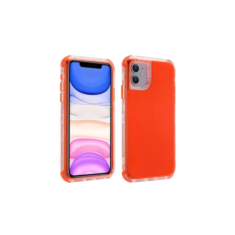 Husa iPhone 12 / 12 Pro Lemontti Dreamland 3 in 1 Orange [2]