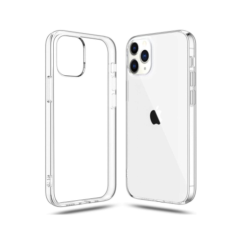 Husa iPhone 12 / 12 Pro Lemontti Silicon Transparent [1]