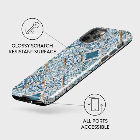 Laptop, Tablete & Telefoane - Husa iPhone 12 Pro Max Burga Dual Layer Tropical Oasis