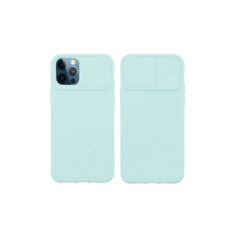 Laptop, Tablete & Telefoane - Husa iPhone 12 Pro Max Just Must Camo Sky Blue