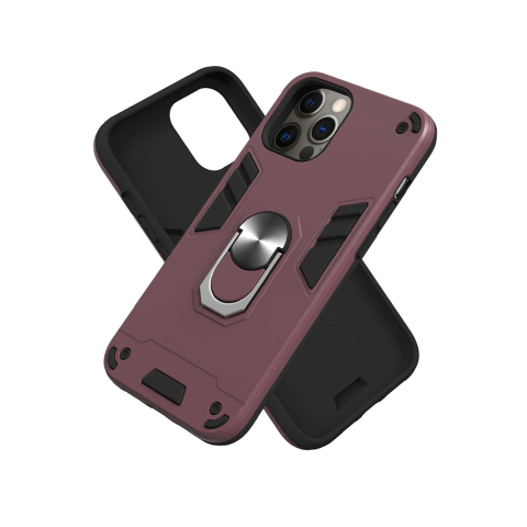 Husa iPhone 12 Pro Max Lemontti Armour Series 2 in 1 Wnie Red [2]