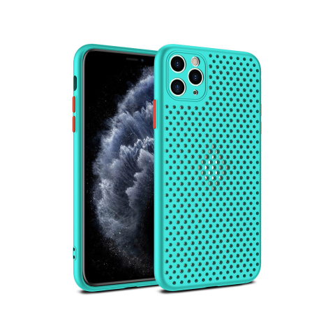 Husa iPhone 12 Pro Max Lemontti Bubble Turcoaz [3]