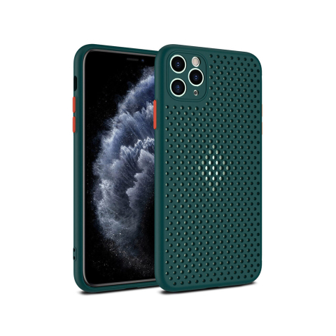 Husa iPhone 12 Pro Max Lemontti Bubble Verde [3]