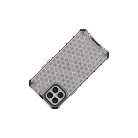 Laptop, Tablete & Telefoane - Husa iPhone 12 Pro Max Lemontti Honeycomb Grey
