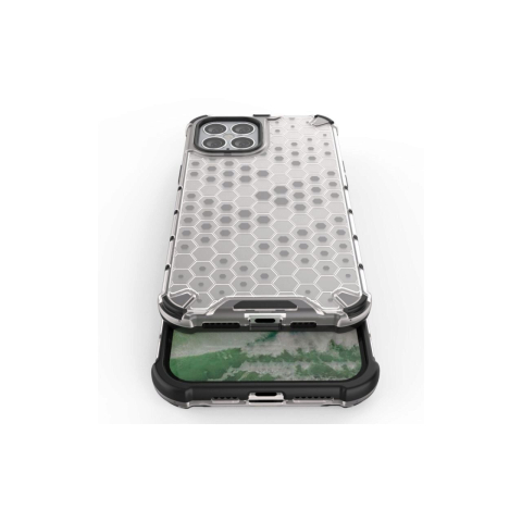 Husa iPhone 12 Pro Max Lemontti Honeycomb Red [1]