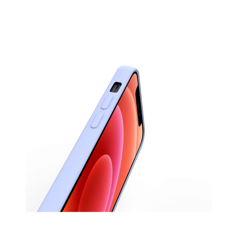 Laptop, Tablete & Telefoane - Husa iPhone 12 Pro Max Lemontti Silicon Soft Slim Lavender Gray