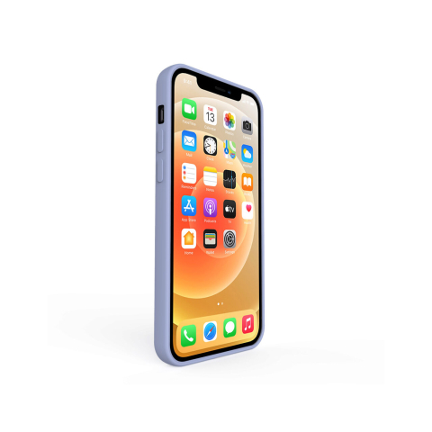 Husa iPhone 12 Pro Max Lemontti Silicon Soft Slim Lavender Gray [2]