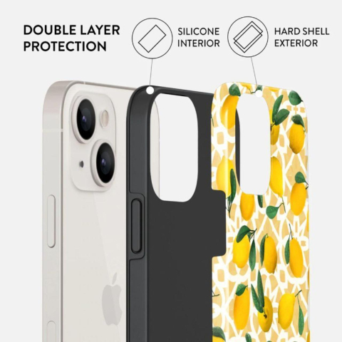 Husa iPhone 13 Burga Dual Layer Lemon Juice [1]
