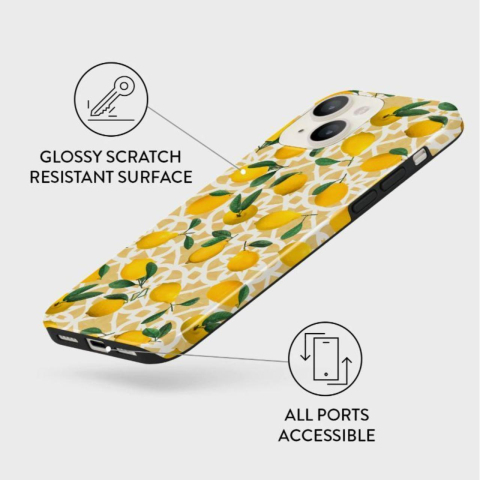 Husa iPhone 13 Burga Dual Layer Lemon Juice [2]