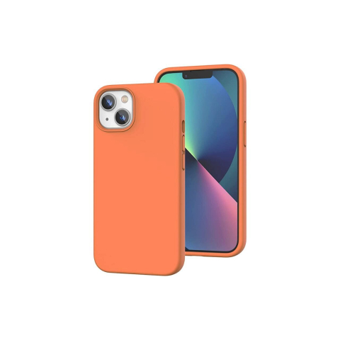 Laptop, Tablete & Telefoane - Husa iPhone 13 Devia Silicon Nature Series Orange