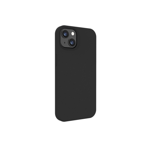 Husa iPhone 13 Lemontti Liquid Silicon Black [2]