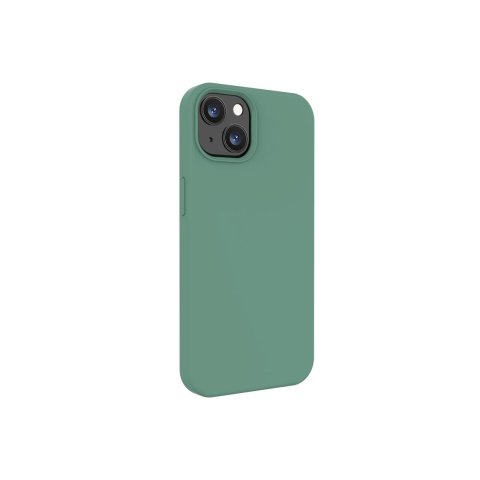 Husa iPhone 13 Lemontti Liquid Silicon Forest Green [2]