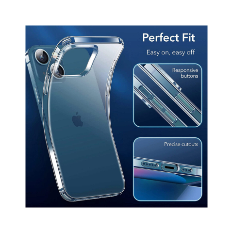 Husa iPhone 13 Lemontti Silicon Transparent [4]