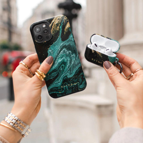 Husa iPhone 13 Pro Burga Dual Layer Emerald Pool [3]