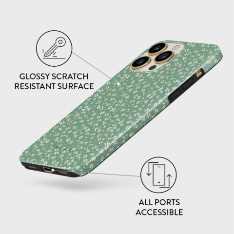 Laptop, Tablete & Telefoane - Husa iPhone 13 Pro Burga Dual Layer Lush Meadows