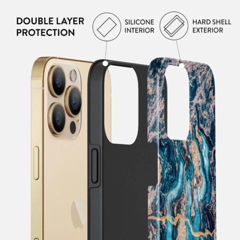 Laptop, Tablete & Telefoane - Husa iPhone 13 Pro Burga Dual Layer Mystic River