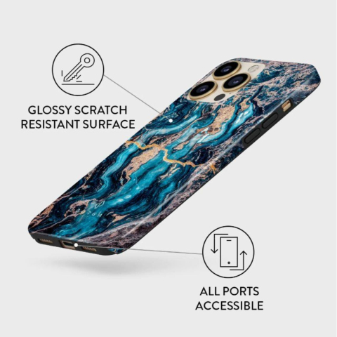Husa iPhone 13 Pro Burga Dual Layer Mystic River [1]