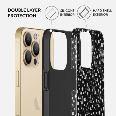 Laptop, Tablete & Telefoane - Husa iPhone 13 Pro Burga Dual Layer Starry Night
