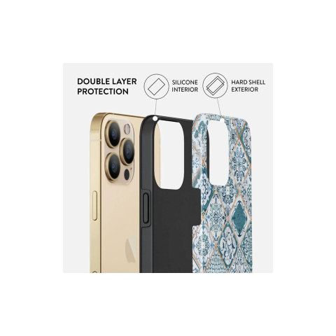 Husa iPhone 13 Pro Burga Dual Layer Tropical Oasis [1]
