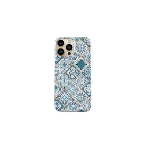 Husa iPhone 13 Pro Burga Dual Layer Tropical Oasis [3]