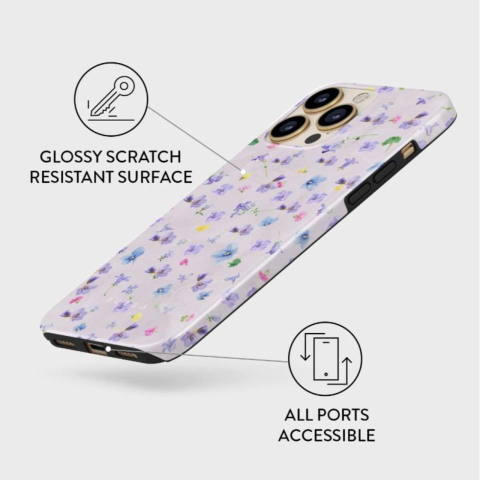 Laptop, Tablete & Telefoane - Husa iPhone 13 Pro Burga Dual Layer Wildflower
