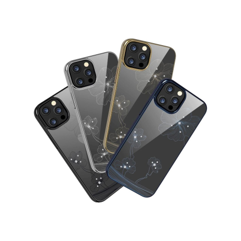 Laptop, Tablete & Telefoane - Husa iPhone 13 Pro Devia Crystal Flora Silver