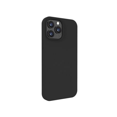 Husa iPhone 13 Pro Lemontti Liquid Silicon Black [2]