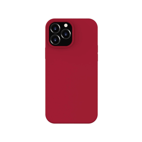 Laptop, Tablete & Telefoane - Husa iPhone 13 Pro Lemontti Liquid Silicon Dark Red