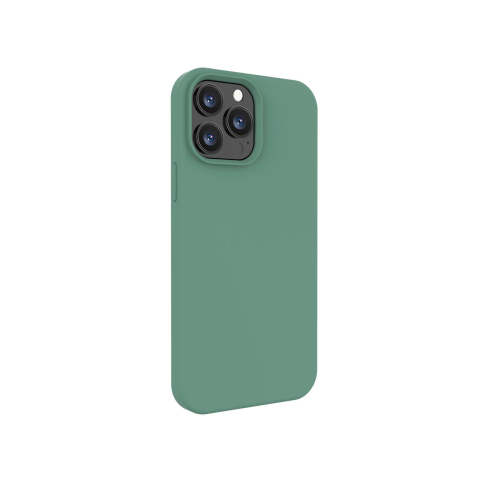 Husa iPhone 13 Pro Lemontti Liquid Silicon Forest Green [2]