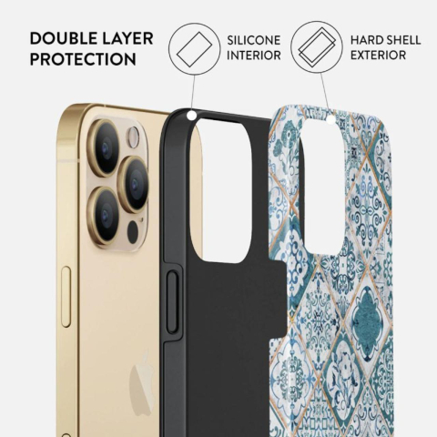 Husa iPhone 13 Pro Max Burga Dual Layer Tropical Oasis [1]
