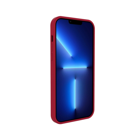 Husa iPhone 13 Pro Max Lemontti Liquid Silicon Dark Red [1]