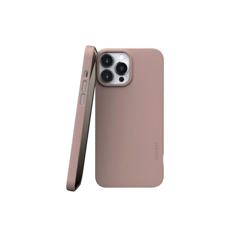 Husa iPhone 13 Pro Max Nudient Thin, MagSafe, Roz [5]