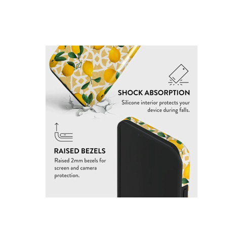 Husa iPhone 14 Burga Dual Layer Lemon Juice [3]