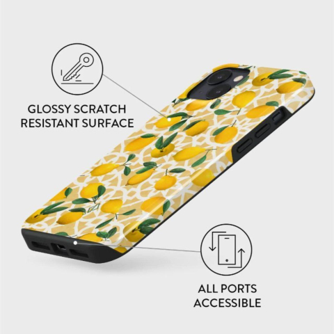 Husa iPhone 14 Plus Burga Dual Layer Lemon Juice [2]
