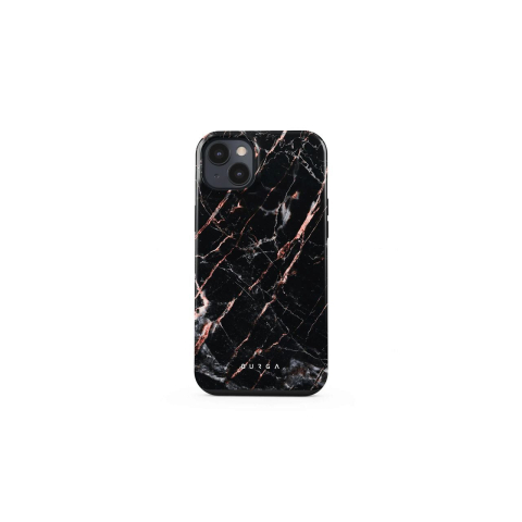 Husa iPhone 14 Plus Burga Dual Layer Rose Gold Marble [3]