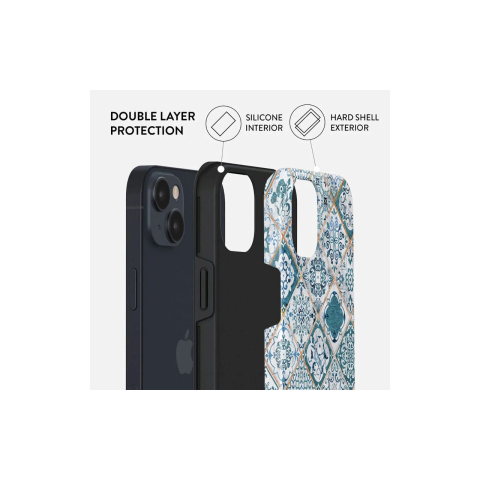 Laptop, Tablete & Telefoane - Husa iPhone 14 Plus Burga Dual Layer Tropical Oasis