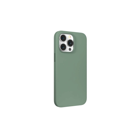 Husa iPhone 14 Plus Devia Nature Series Silicone Magnetic Light Green [1]