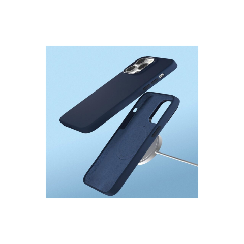 Laptop, Tablete & Telefoane - Husa iPhone 14 Plus Devia Nature Series Silicone Magnetic Navy Blue