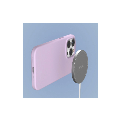 Husa iPhone 14 Plus Devia Nature Series Silicone Magnetic Purple [1]
