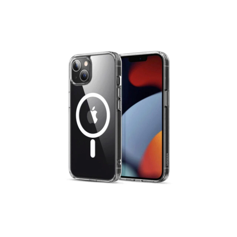 Husa iPhone 14 Plus Devia Pure MagSafe Shockproof Clear [2]