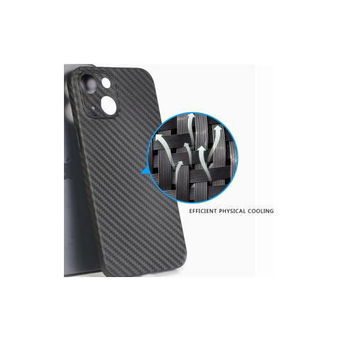 Laptop, Tablete & Telefoane - Husa iPhone 14 Plus Devia Wing Series Ultra Thin Carbon Black