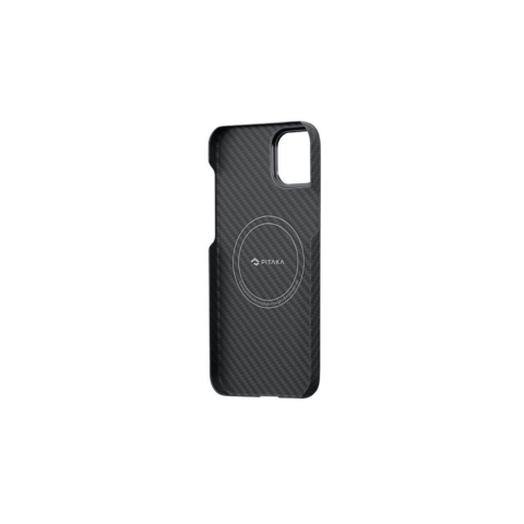 Husa iPhone 14 Plus Pitaka MagEZ 3 Aramida 1500D, MagSafe, Negru / Gri [3]