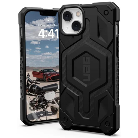 Husa iPhone 14 Plus UAG Monarch Pro Magsafe Carbon Fiber [10]