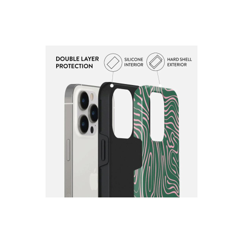 Laptop, Tablete & Telefoane - Husa iPhone 14 Pro Burga Dual Layer Hawaiian Breeze