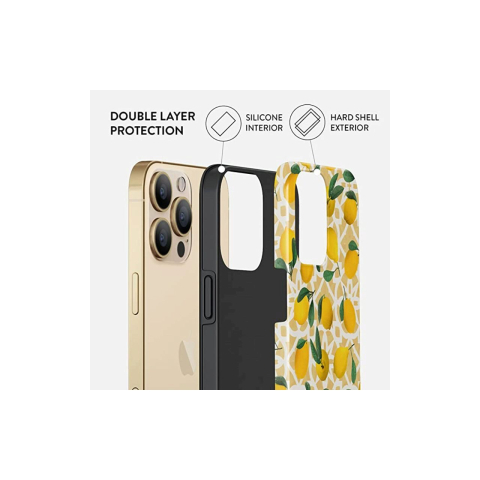 Husa iPhone 14 Pro Burga Dual Layer Lemon Juice [1]